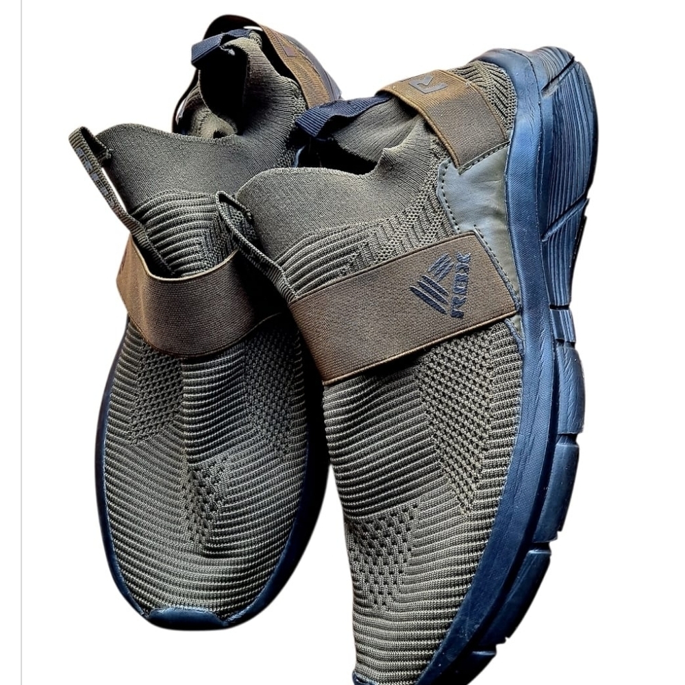 RBX Mens Olive Athletic Sneakers F9358 Textile PU Size 13.